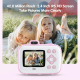 Appareil Photo Numérique Pour Enfants Avec Impression Thermique Instantanée Écran 2.4 Pouces 42 Millions De Pixels Vidéo 2.7K...