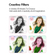 Appareil Photo Numérique Pour Enfants Avec Impression Thermique Instantanée Écran 2.4 Pouces 42 Millions De Pixels Vidéo 2.7K...