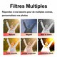 Appareil Photo Numérique 5K 30FPS Écran HD 2.8 Pouces Zoom Optique 5X Anti-Tremblement Double Caméra 56MP Noir EU Plug - www....