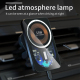 Chargeur Sans Fil Voiture Magnétique Avec Lumière LED Et Design Transparent - www.yonis-shop.com