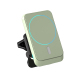 Chargeur Sans Fil Voiture Puissant Magnétique 15W Support QI Aluminium Design Épuré Multi-Angle - www.yonis-shop.com