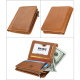 Portefeuille Protection Porte-Carte Magnétique RFID Hommes Mode Sac Cuir Haute Qualité Beige - www.yonis-shop.com