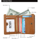 Portefeuille Protection Porte-Carte Magnétique RFID Hommes Mode Sac Cuir Haute Qualité Beige - www.yonis-shop.com