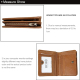 Portefeuille Protection Porte-Carte Magnétique RFID Hommes Mode Sac Cuir Haute Qualité Beige - www.yonis-shop.com