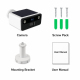 Caméra De Surveillance Solaire Extérieure WiFi 3MP 2K Batterie 9000mAh Vision Nocturne PIR IP66 Audio Bidirectionnel - www.yo...