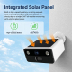 Caméra De Surveillance Solaire Extérieure WiFi 3MP 2K Batterie 9000mAh Vision Nocturne PIR IP66 Audio Bidirectionnel - www.yo...