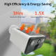 Caméra De Surveillance Solaire Extérieure WiFi 3MP 2K Batterie 9000mAh Vision Nocturne PIR IP66 Audio Bidirectionnel - www.yo...