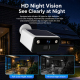 Caméra De Surveillance Solaire Extérieure WiFi 3MP 2K Batterie 9000mAh Vision Nocturne PIR IP66 Audio Bidirectionnel - www.yo...