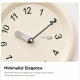 Horloge Murale Vintage À Quartz Silencieuse Pour Salon Ou Chambre Avec Chiffres 3D Rouge 30 Cm - www.yonis-shop.com