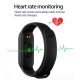 Bracelet Connecté Android iOS Montre Cardio Écran 0.96 Pouce Bluetooth Étanche IP67 Rouge - www.yonis-shop.com
