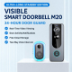 Sonnette Vidéo Sans Fil Avec Vision Nocturne Interphone Bidirectionnel Solaire IP65 Détection Humaine 120° WiFi 2,4 GHz - www...