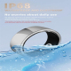 Bague Connectée Taille 18 Argent Suivi Santé Étanche IP68 Autonomie 10 Jours Chargement Magnétique Bluetooth 5.2 - www.yonis-...