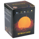 Veilleuse 3D Style Lune 7 Couleurs Lampe Lumière LED Tactile 1 W Charge USB 310 mAh PLA - www.yonis-shop.com