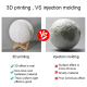 Veilleuse 3D Style Lune 7 Couleurs Lampe Lumière LED Tactile 1 W Charge USB 310 mAh PLA - www.yonis-shop.com