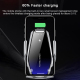 Chargeur Sans Fil Voiture Support Téléphone Induction Infrarouge Rotation 360 Degrés Compatibilité 4 à 6.5 Pouces Argenté - w...