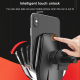 Chargeur Sans Fil Voiture Support Téléphone Induction Infrarouge Rotation 360 Degrés Compatibilité 4 à 6.5 Pouces Argenté - w...