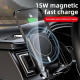 Chargeur Sans Fil Voiture 15W Support Magnétique Pour iPhone Et Smartphones Rotation 360° Sécurisée - www.yonis-shop.com
