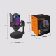 Microphone Condensateur USB À Réduction De Bruit Cardioïde 192 KHz 24 Bits Avec Éclairage RGB - www.yonis-shop.com