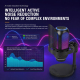 Microphone Condensateur USB À Réduction De Bruit Cardioïde 192 KHz 24 Bits Avec Éclairage RGB - www.yonis-shop.com
