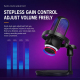 Microphone Condensateur USB À Réduction De Bruit Cardioïde 192 KHz 24 Bits Avec Éclairage RGB - www.yonis-shop.com