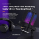 Microphone Condensateur USB À Réduction De Bruit Cardioïde 192 KHz 24 Bits Avec Éclairage RGB - www.yonis-shop.com