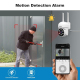 Camera IP Avec Vision Nocturne Infrarouge Suivi Humanoïde AI 1080P Audio Bidirectionnel Stockage Jusqu'à 128GB - www.yonis-sh...