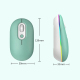 Souris Sans Fil Silencieuse Rechargeable Avec Lumières RGB et Connexion Double Mode Ergonomique et Confortable - www.yonis-sh...