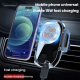 Chargeur Sans Fil Voiture 15W Support Téléphone Grille Aération Noir Chargement Rapide Ajustement Intelligent Sécurisé - www....