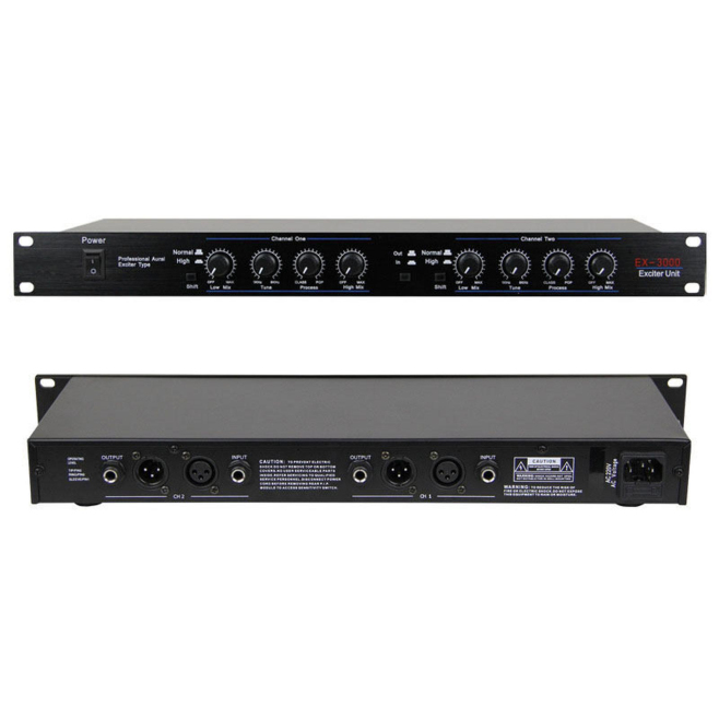Processeur Audio Exciteur Aural Double Canal À Réglage Indépendant Avec Réverbération DSP Rack 1U Et Connectique XLR - www.yo...