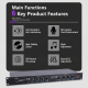Processeur Audio Exciteur Aural Double Canal À Réglage Indépendant Avec Réverbération DSP Rack 1U Et Connectique XLR - www.yo...