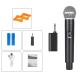 Kit Microphone Sans Fil À Main 2.4 GHz Avec Fonction Muet Portée De 50 M Et Batterie Lithium 1200 mAh - www.yonis-shop.com
