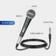 Microphone Dynamique Filaire À Main Pour Équipement Audio Avec Câble De 3 M Et Corps Métallique - www.yonis-shop.com