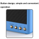 Mini Enceinte Bluetooth Rouge Vintage Avec Radio FM USB Et Carte SD - www.yonis-shop.com