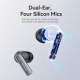 Écouteurs Bluetooth Sans Fil Avec Réduction De Bruit ANC ENC De 30 dB Bluetooth 6.0 Autonomie 6 À 8 h - www.yonis-shop.com