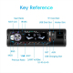 # Autoradio MP3 Simple DIN Avec Bluetooth Support De Téléphone Carte Mémoire 32 Go USB AUX Et Radio FM - www.yonis-shop.com