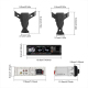 # Autoradio MP3 Simple DIN Avec Bluetooth Support De Téléphone Carte Mémoire 32 Go USB AUX Et Radio FM - www.yonis-shop.com