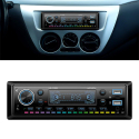 Autoradio 1 DIN Bluetooth MP3 Radio FM Puissance 4 X 45 W Double USB AUX Lecteur TF Microphone Sans Fil - www.yonis-shop.com