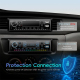 Autoradio 1 DIN Bluetooth MP3 Radio FM Puissance 4 X 45 W Double USB AUX Lecteur TF Microphone Sans Fil - www.yonis-shop.com