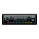 Autoradio 1 DIN Bluetooth MP3 FM Avec Carte Mémoire 64 Go Double USB AUX Microphone Sans Fil 4 x 45 W - www.yonis-shop.com