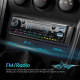 Autoradio 1 DIN Bluetooth MP3 FM Avec Carte Mémoire 64 Go Double USB AUX Microphone Sans Fil 4 x 45 W - www.yonis-shop.com