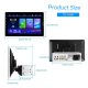 Lecteur MP5 1 DIN Pour Voiture Avec Écran Tactile IPS 10.1 Pouces Bluetooth 5.2 Et Miroir Écran Téléphone - www.yonis-shop.com