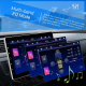 Lecteur MP5 1 DIN Pour Voiture Avec Écran Tactile IPS 10.1 Pouces Bluetooth 5.2 Et Miroir Écran Téléphone - www.yonis-shop.com