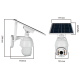 Caméra WiFi Solaire Full HD 1080P Avec Alarme PIR Vision Nocturne Audio Bidirectionnel - www.yonis-shop.com