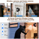 2K HD Smart Dual Bracket Window Camera WiFi Punch-Free Home Security Camera - www.yonis-shop.com