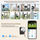 2K HD Smart Dual Bracket Window Camera WiFi Punch-Free Home Security Camera - www.yonis-shop.com
