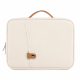 Housse Tablette 11 12 Pouces Beige Ouverture À 180 Degrés Poche Avant Tissu Oxford Déperlant Et Mousse Rembourrée - www.yonis...