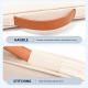 Housse Tablette 11 12 Pouces Beige Ouverture À 180 Degrés Poche Avant Tissu Oxford Déperlant Et Mousse Rembourrée - www.yonis...
