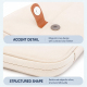 Housse Tablette 11 12 Pouces Beige Ouverture À 180 Degrés Poche Avant Tissu Oxford Déperlant Et Mousse Rembourrée - www.yonis...