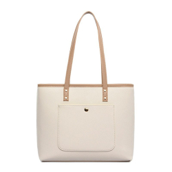 Sac Cabas Pour Ordinateur Portable Femme 13.3/14 Pouces Cuir PU Déperlant Compartiment Antichoc Poches Multiples