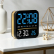 Réveil LED De Bureau Avec Veilleuse Latérale Écran Dimmable Et Sortie USB 5V Affichage Date Jour Et Secondes - www.yonis-shop...